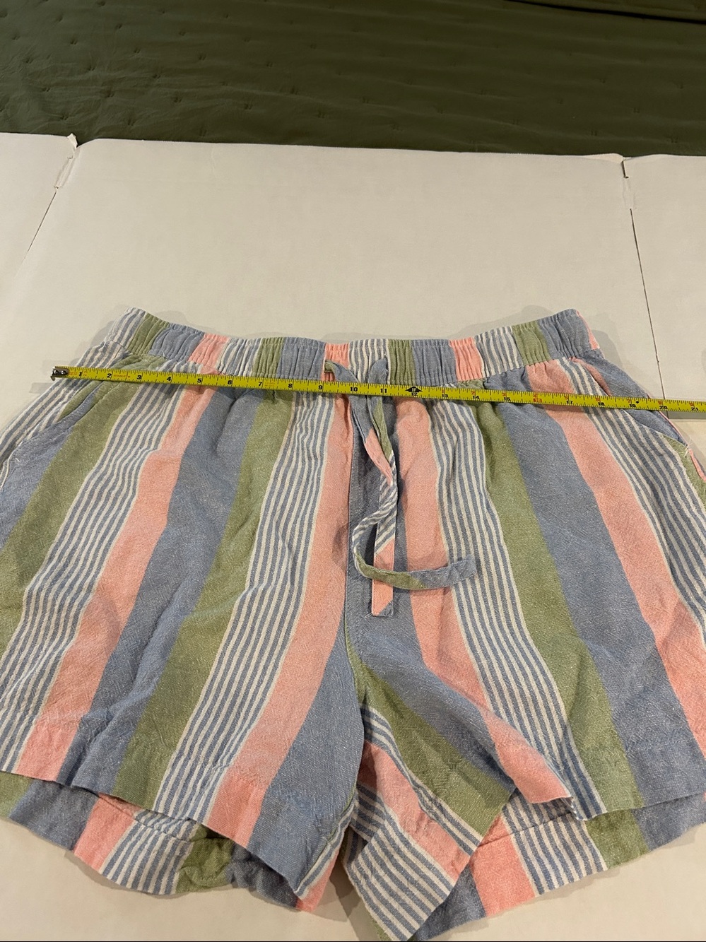 Como Vintage linen blend shorts set size XL - Picture 9 of 9